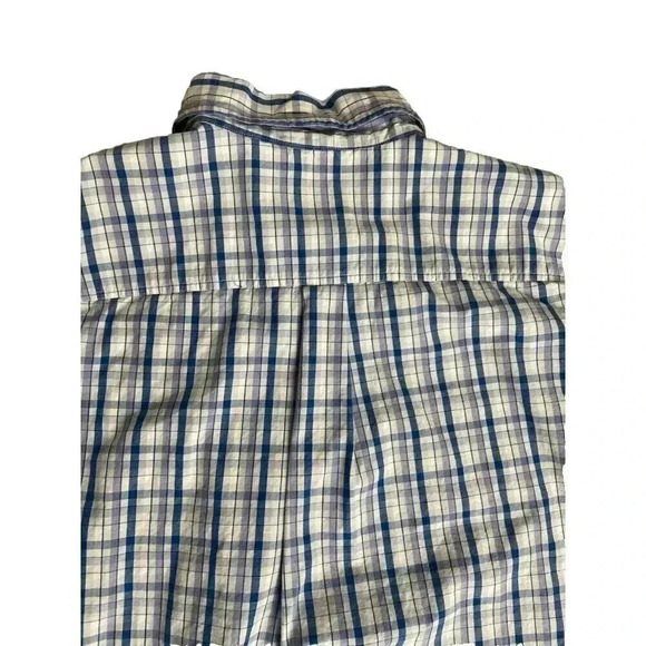 Johnnie-O Hanging Out Plaid Check Long Sleeve Button Up Men's Size L Large Sport - Picture 4 of 9